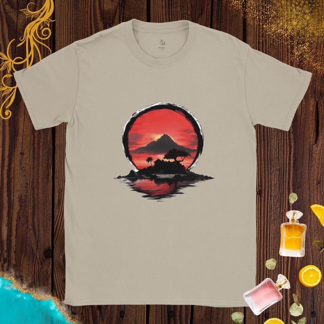 Cultures from around the world t-shirt: Japan Sunset