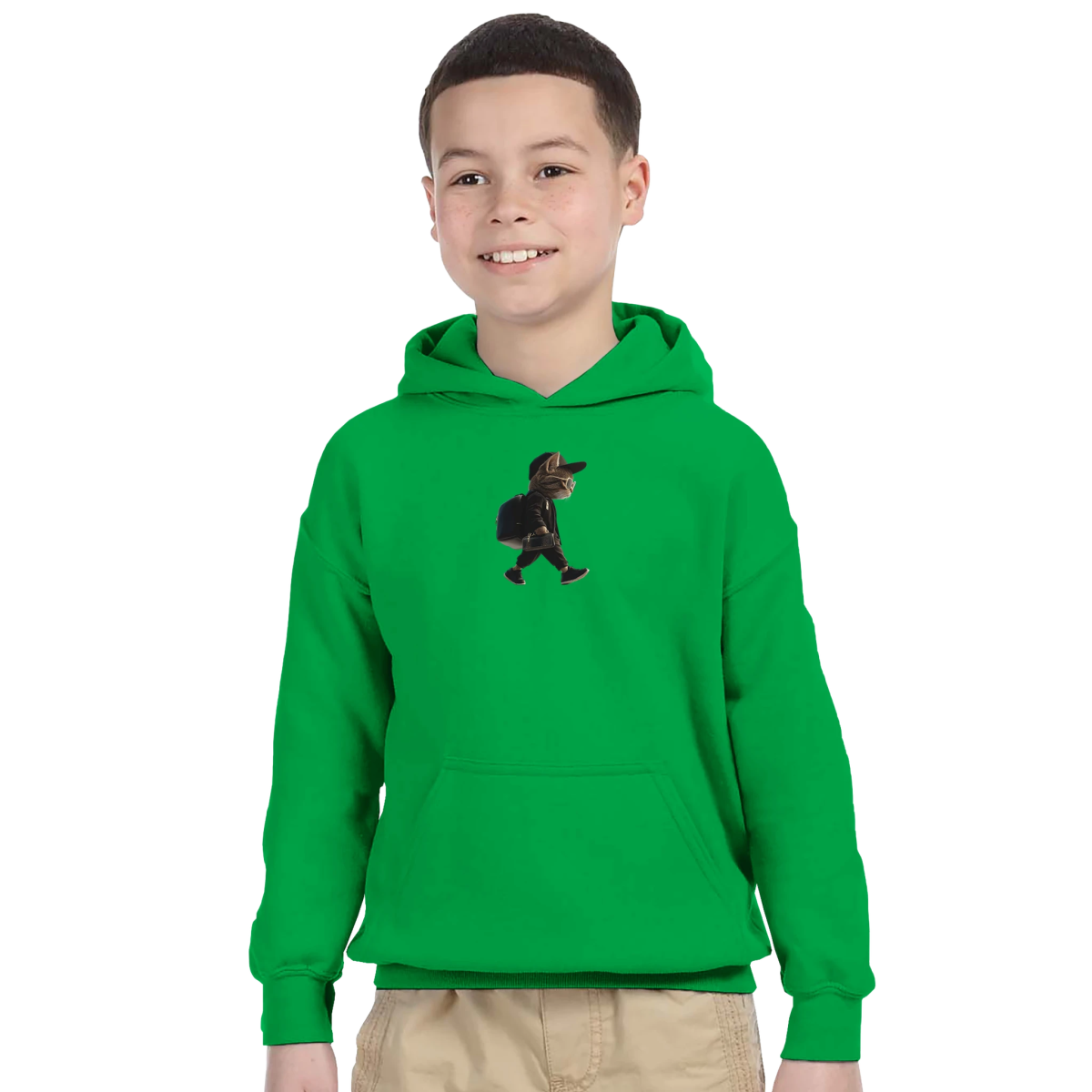 Chic Street Style Cat Kids Hoodie - ROMAG Store