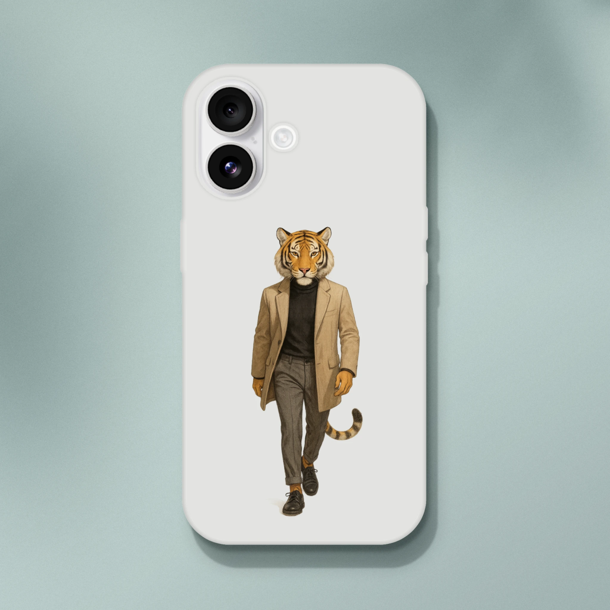Dapper Tiger iPhone Flexi Case - ROMAG Store