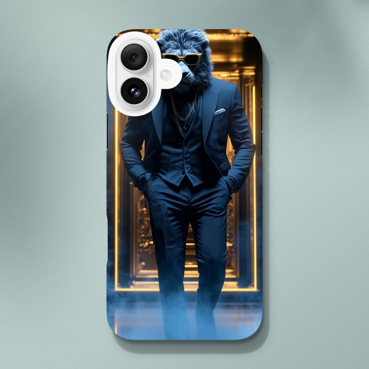 Lion in Suit iPhone Tough Case - ROMAG Store