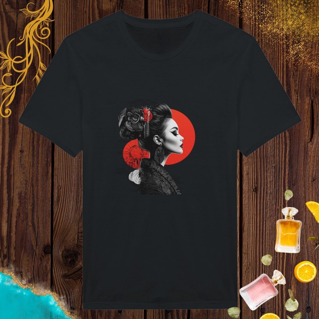 Cultures from around the world T-shirt: Geisha