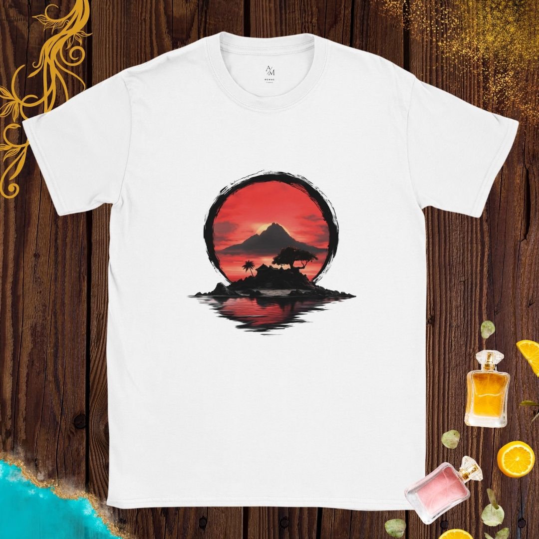 Cultures from around the world t-shirt: Japan Sunset