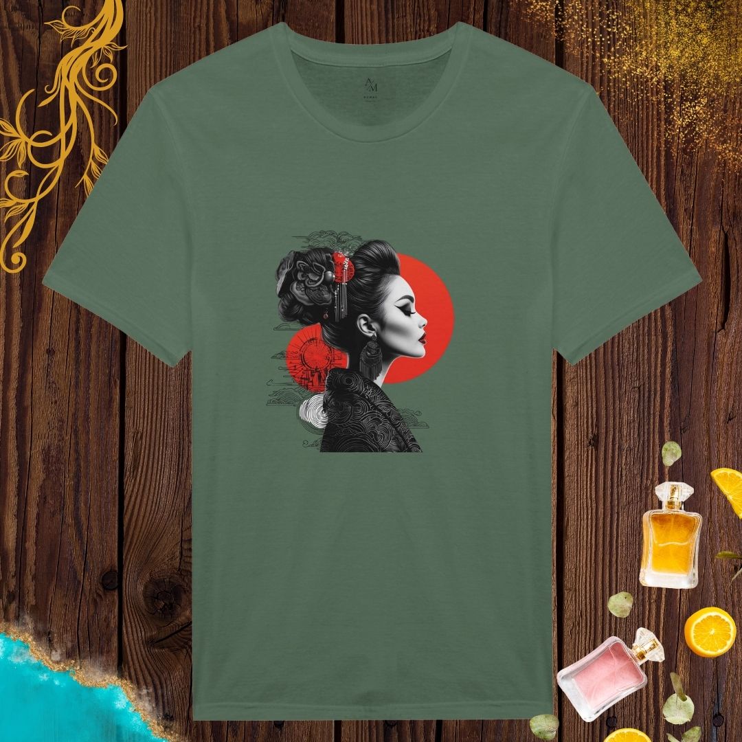 Cultures from around the world T-shirt: Geisha