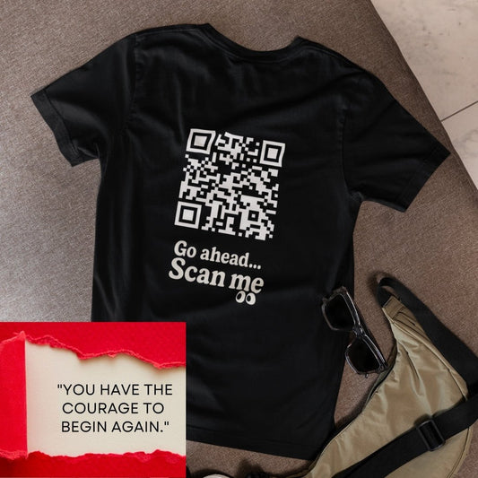 Courage QR T-shirt - ROMAG Store
