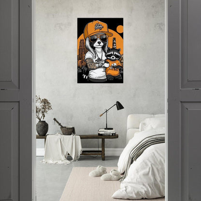Urban Raccoon Street Style Canvas - ROMAG Store