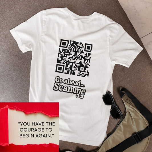 Courage QR T-shirt - ROMAG Store