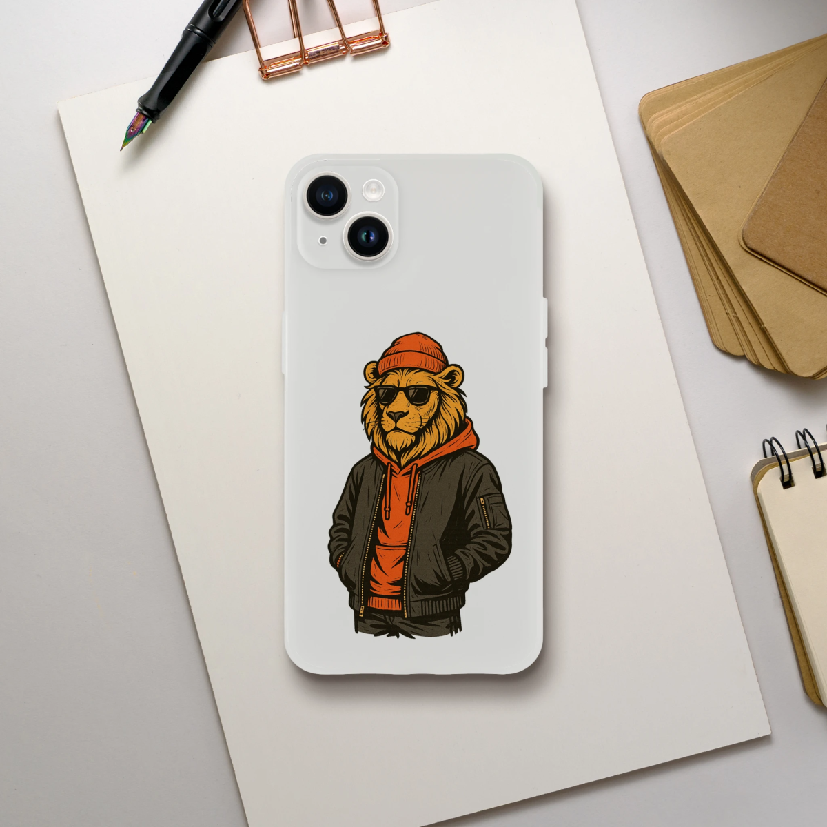 Urban Streetwear Lion iPhone Flexi Case - ROMAG Store
