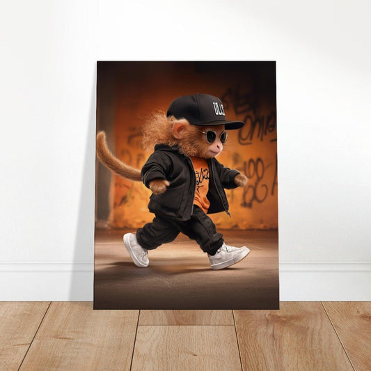 Urban Chic Monkey Canvas Art - ROMAG Store