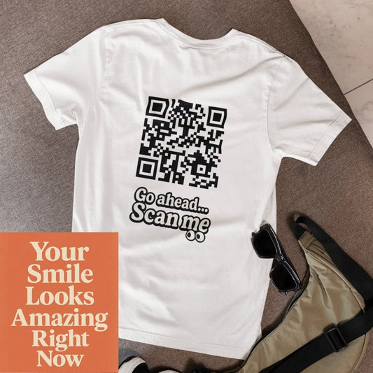 Your smile QR T-shirt - ROMAG Store