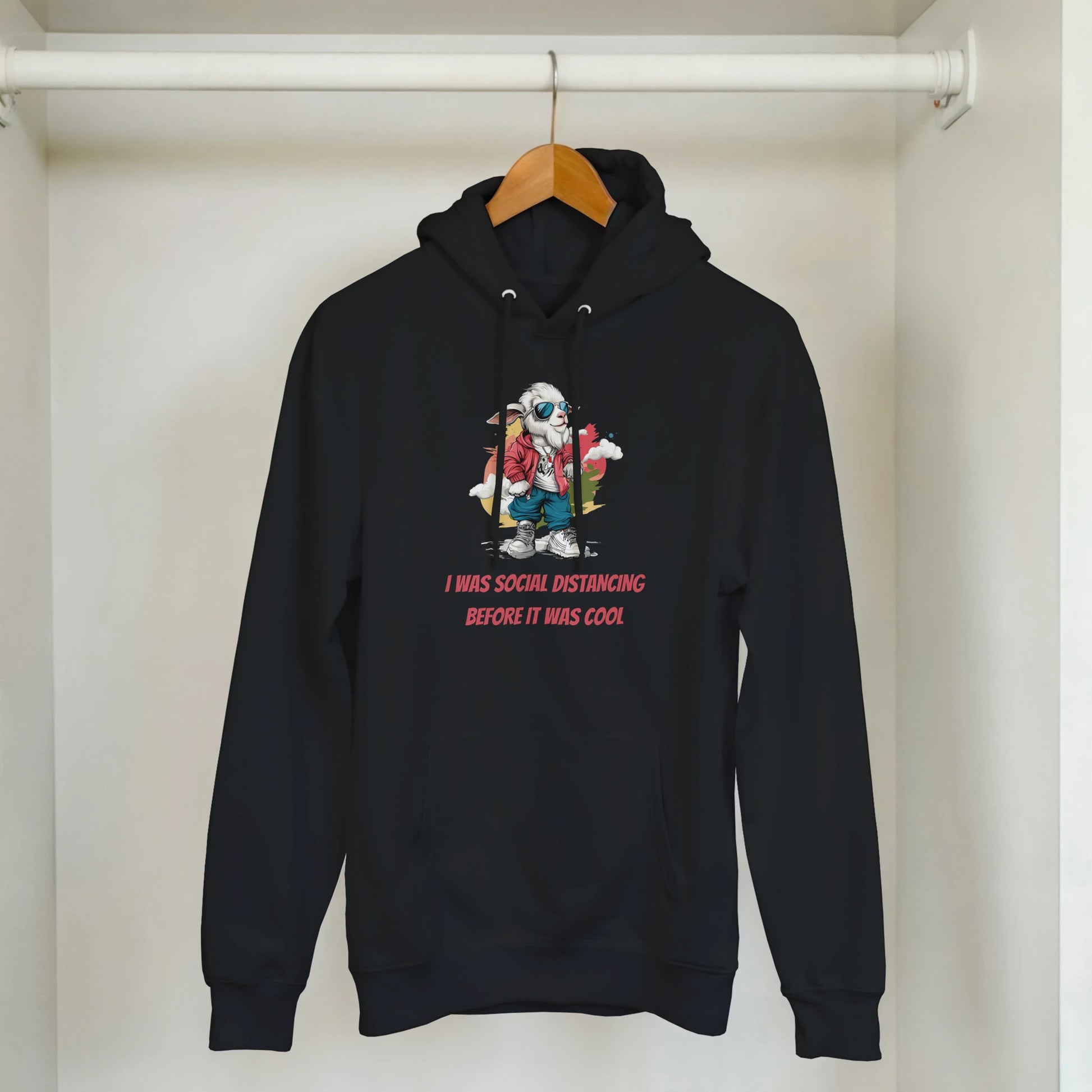 Social Distancing Goat Hoodie - ROMAG Store