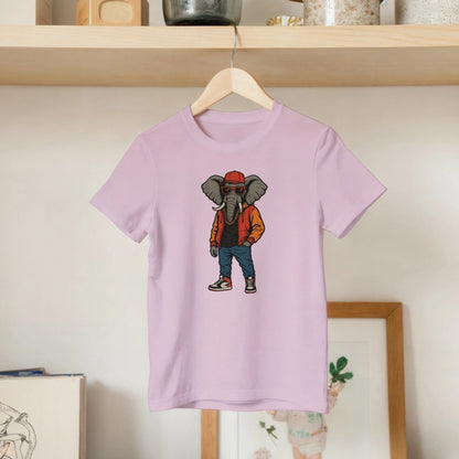 Hip - Hop Elephant Kids T-Shirt - ROMAG Store