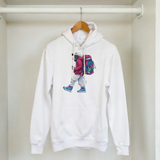 Vibrant Globetrotter Monkey Hoodie - ROMAG Store