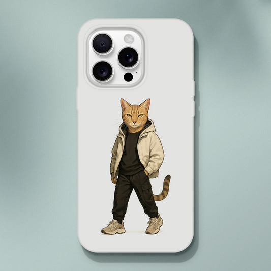 Cool Cat Streetwear iPhone Flexi Case - ROMAG Store