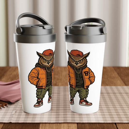 Hypebeast Owl Stainless Steel Travel Mug - ROMAG Store