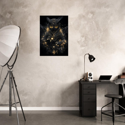 Steampunk Owl Canvas Art - ROMAG Store