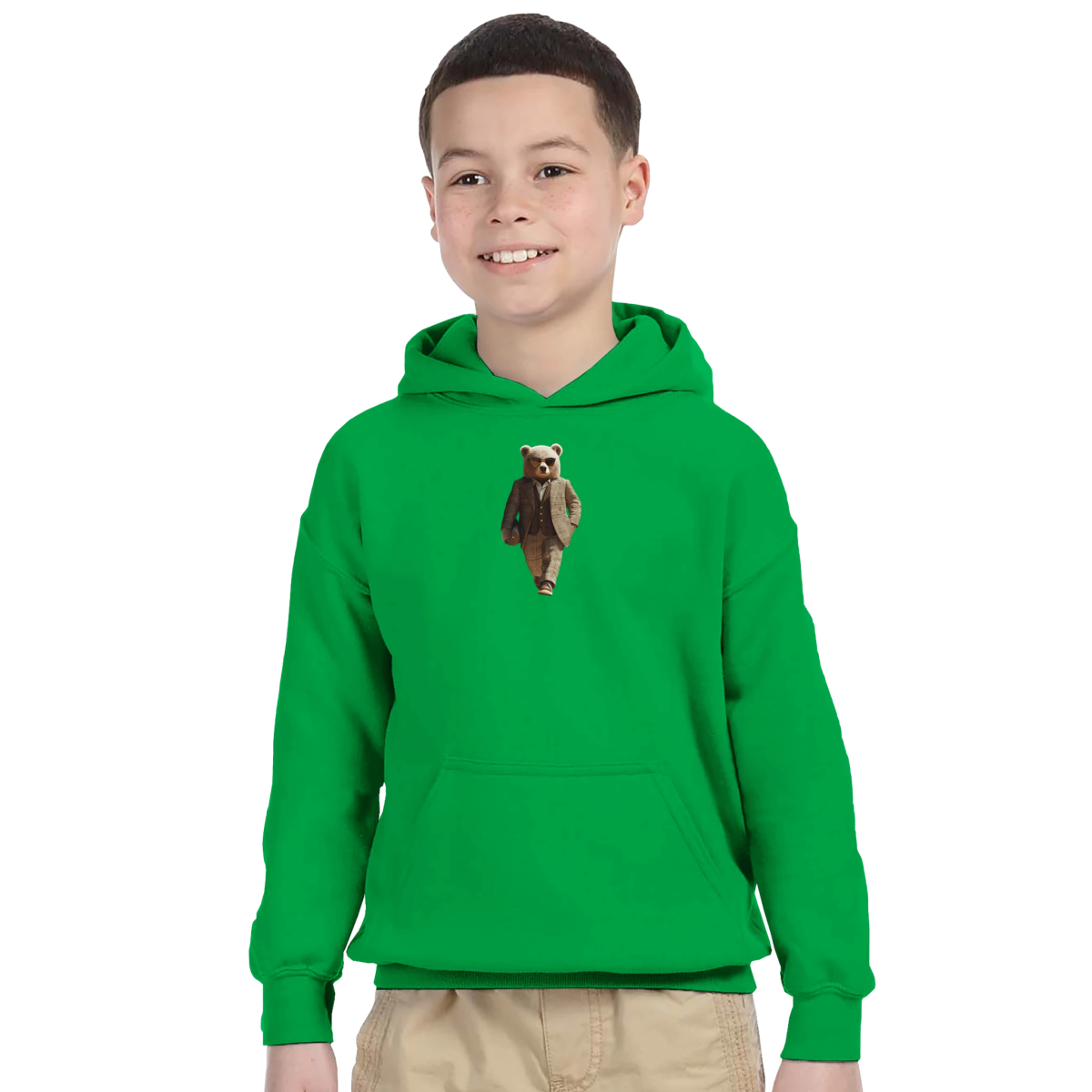 Dapper Bear Kids Hoodie - ROMAG Store