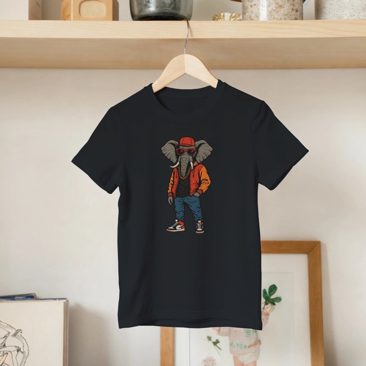 Hip - Hop Elephant Kids T-Shirt - ROMAG Store