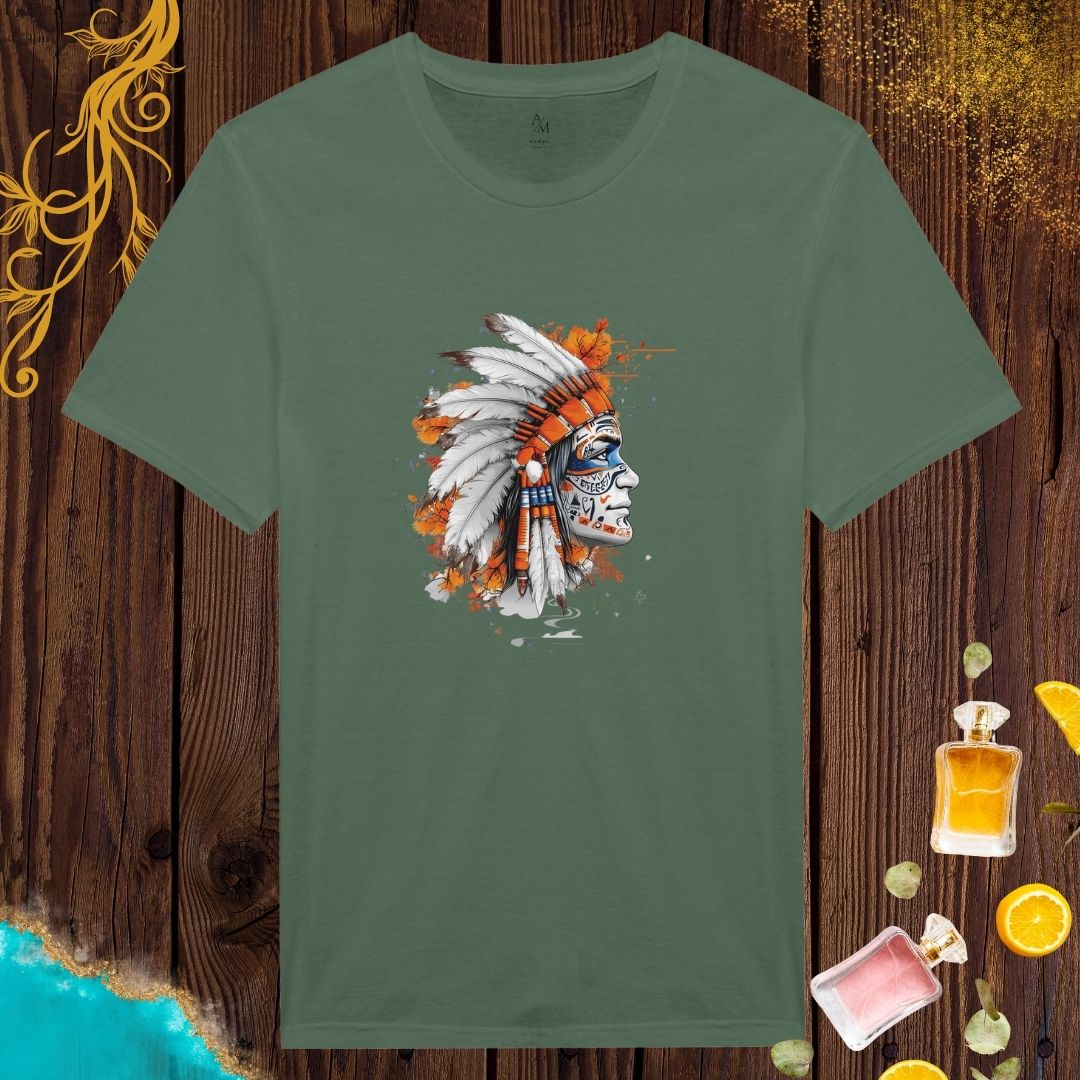 Cultures from around the world T-shirt: Feather