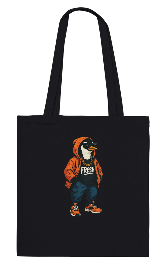 Fresh Penguin Streetwear Tote Bag - ROMAG Store