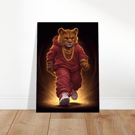 Lion Cub in Hoodie Canvas - ROMAG Store