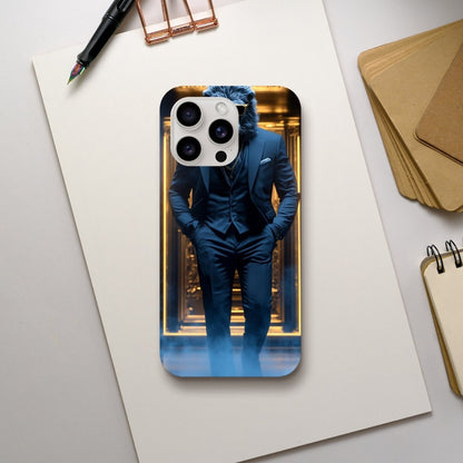 Lion in Suit iPhone Tough Case - ROMAG Store