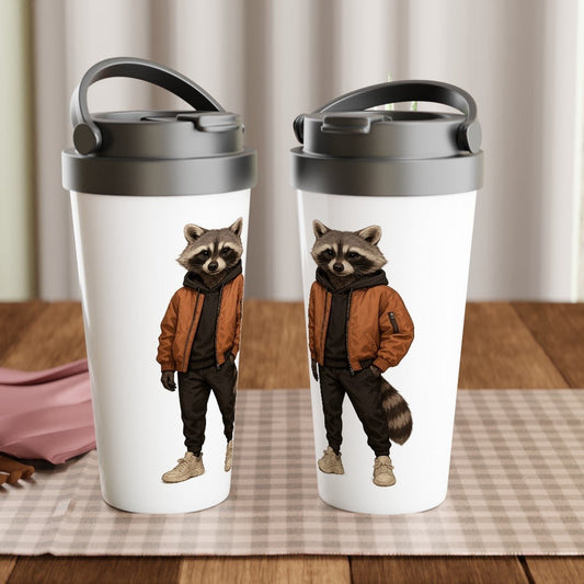 Street - Smart Raccoon Travel Mug - ROMAG Store
