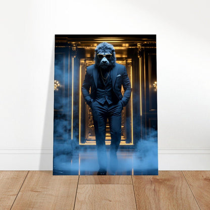 Luxury Lion in Suit Canvas - ROMAG Store