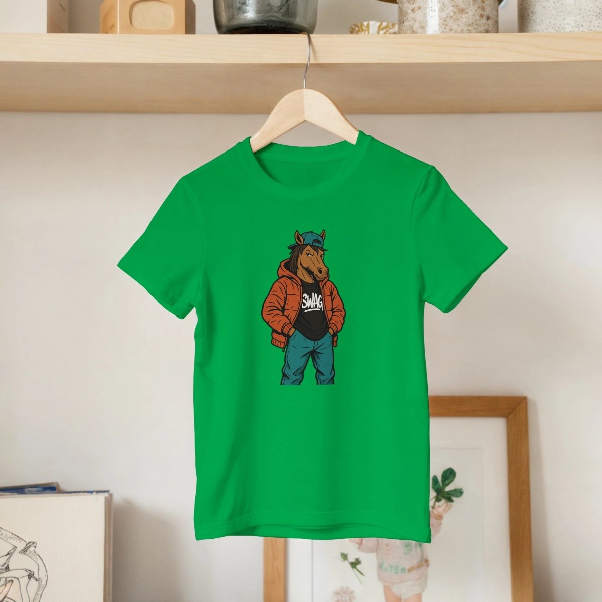Cool Horse Swag Kids T-shirt - ROMAG Store