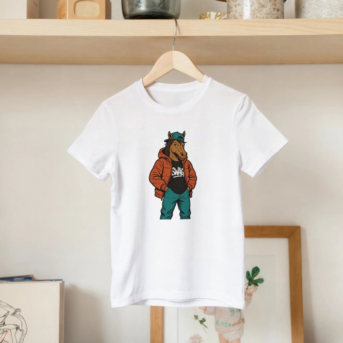 Cool Horse Swag Kids T-shirt - ROMAG Store