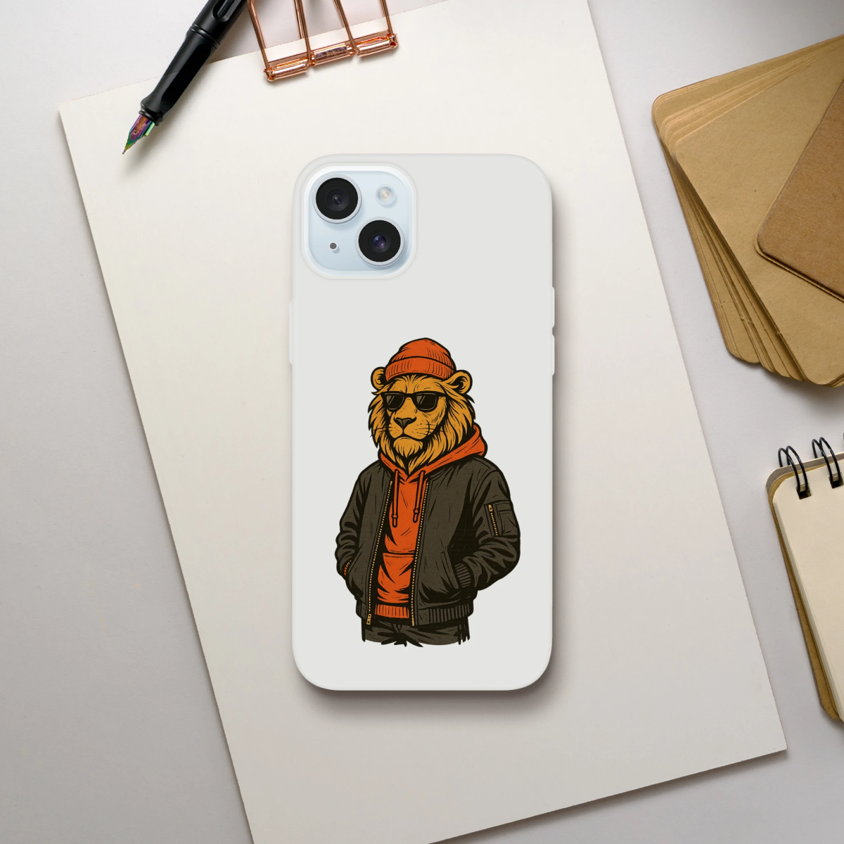 Urban Streetwear Lion iPhone Flexi Case - ROMAG Store