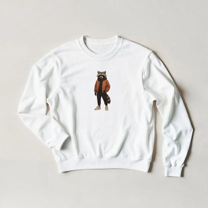 Raccoon Bomber Sweatshirt - ROMAG Store