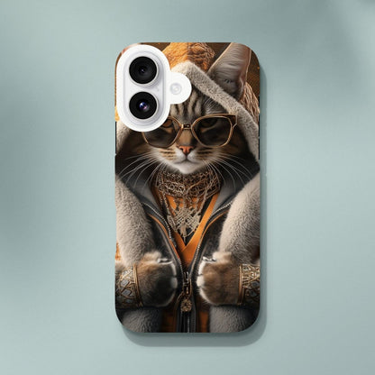 Sophisticated Lynx Cat 'Kingpin' iPhone Tough Case - ROMAG Store