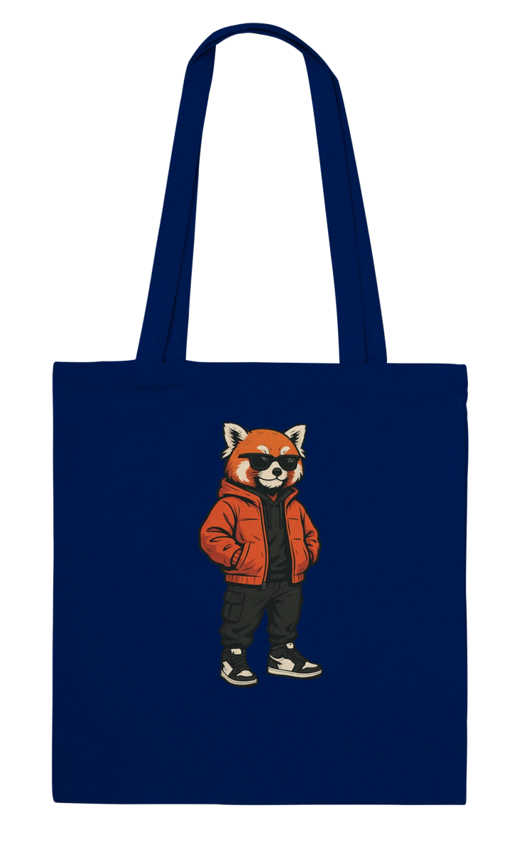 Cool Red Panda Streetwear Tote Bag - ROMAG Store