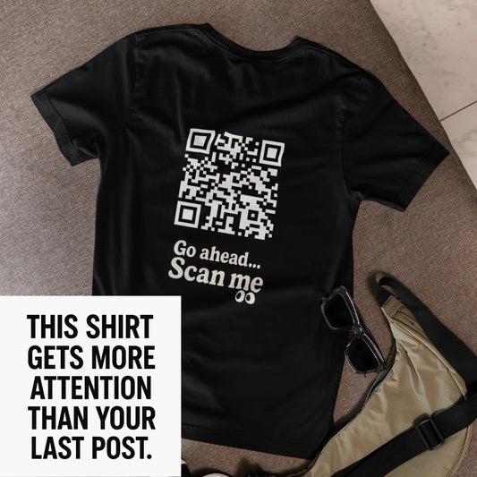 More attention QR T-shirt - ROMAG Store