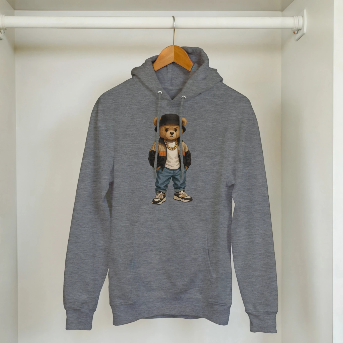 Cool Bear Urban Streetwear Hoodie - ROMAG Store