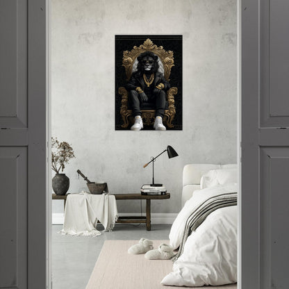 Luxury Suave Lion King Canvas Art - ROMAG Store