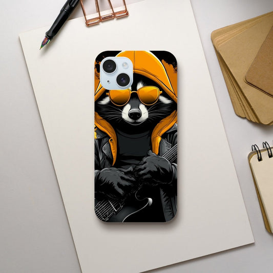 Rock 'n' Roll Raccoon iPhone Tough Case - ROMAG Store