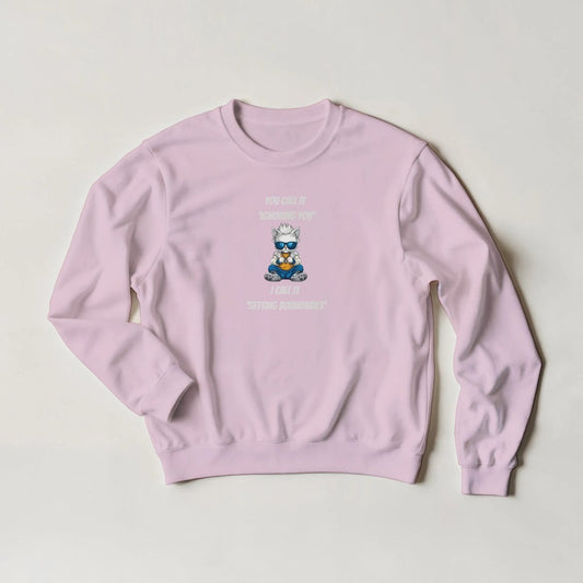 Sassy Cat 'Setting Boundaries' Sweatshirt – Bold Streetwear Graphic - ROMAG Store