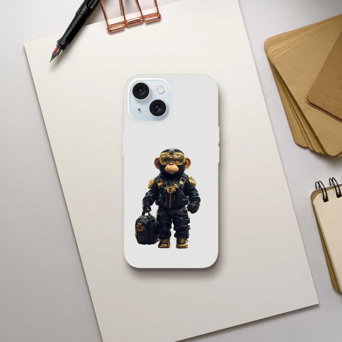 Urban Streetwear Monkey iPhone Flexi Case - ROMAG Store