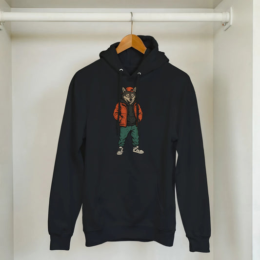 Alpha Wolf Streetwear Hoodie - ROMAG Store