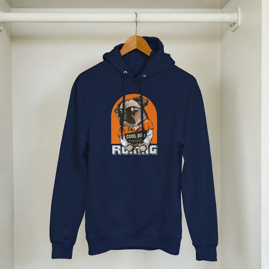 Mugshot Pug 'Cool Dog' Hoodie - ROMAG Store