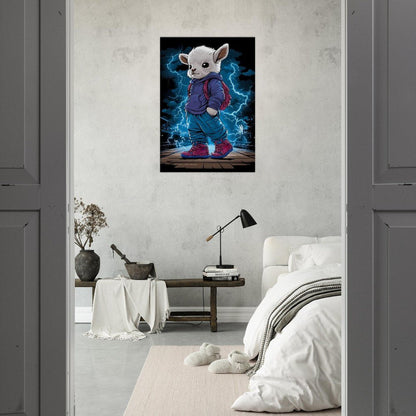Urban Goat Chic Canvas Wall Art - ROMAG Store