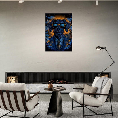 Dog Undercover Canvas Art - ROMAG Store