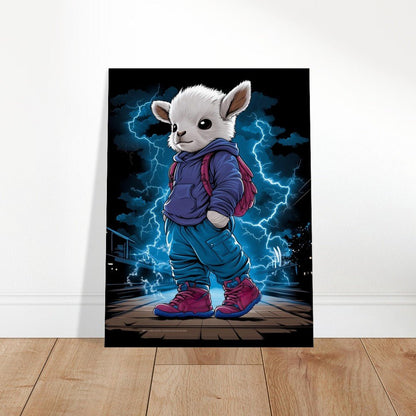 Urban Goat Chic Canvas Wall Art - ROMAG Store
