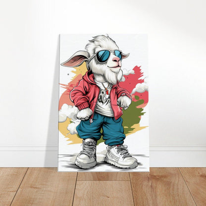 Urban Goat Swag Canvas Art - ROMAG Store