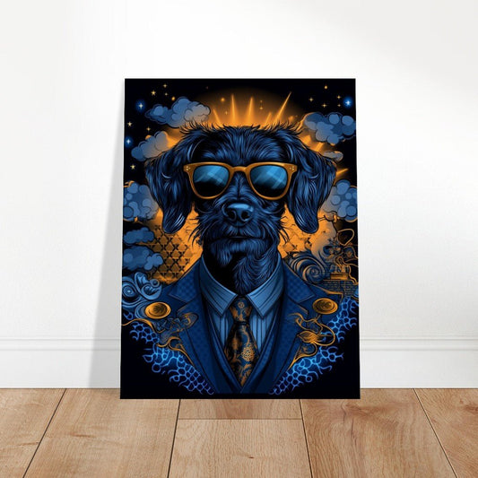 Dog Undercover Canvas Art - ROMAG Store