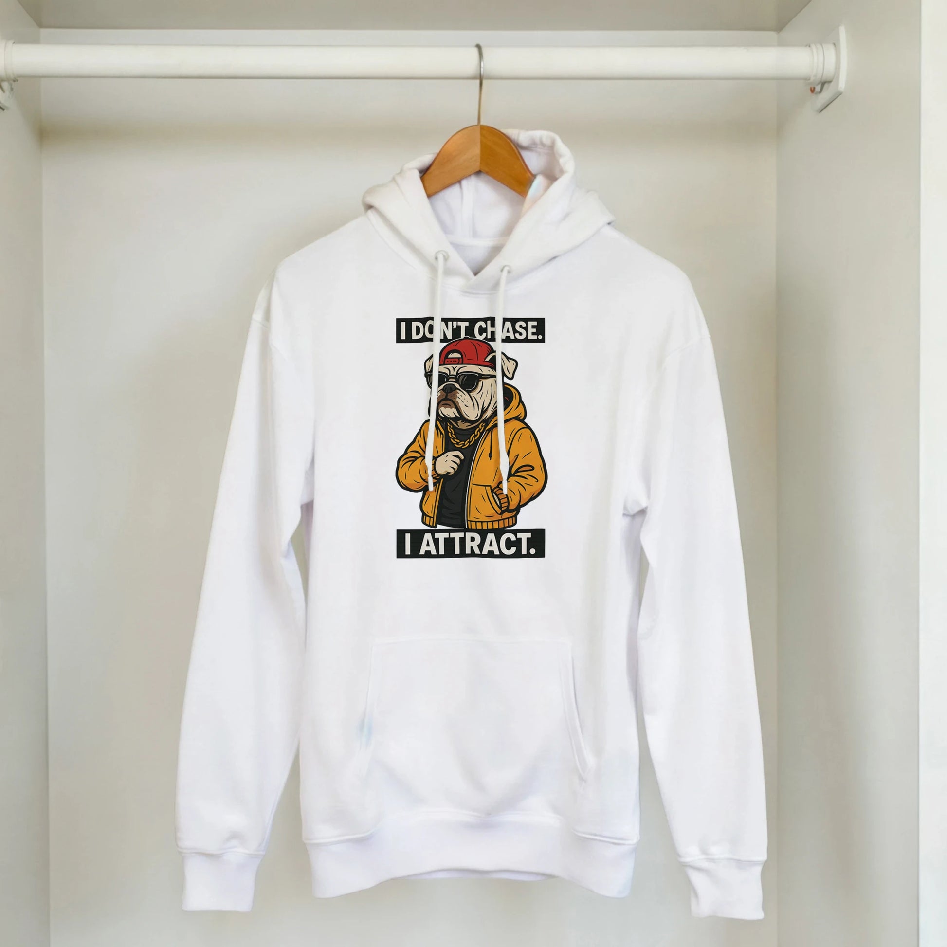 Alpha Bulldog 'I Attract' Streetwear Hoodie - ROMAG Store