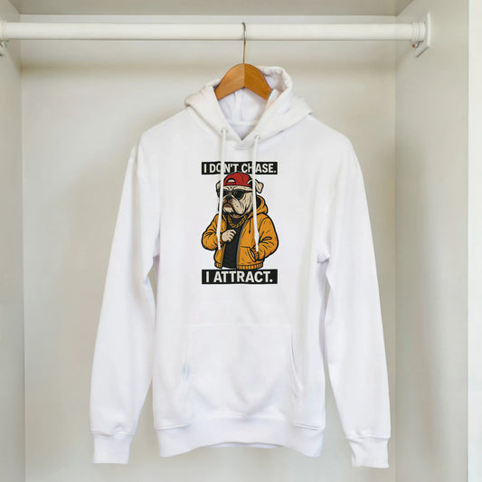Alpha Bulldog 'I Attract' Streetwear Hoodie - ROMAG Store