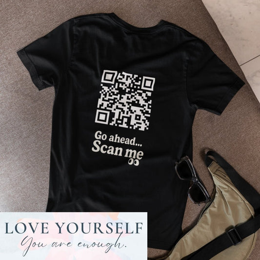 Love yourself QR T-shirt - ROMAG Store