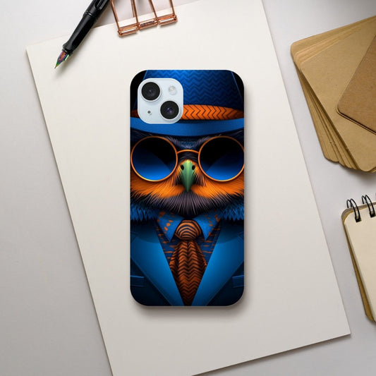 Sophisticated Owl in Fedora iPhone Tough Case - ROMAG Store